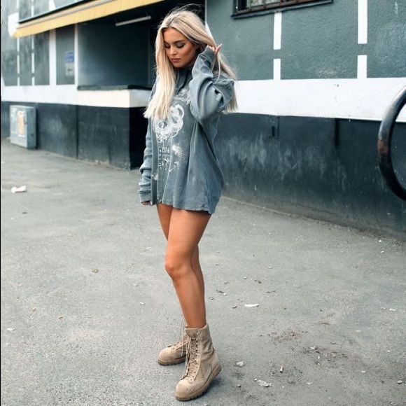 🆕 Desert Tan Military Combat Boots - Picture 10 of 12